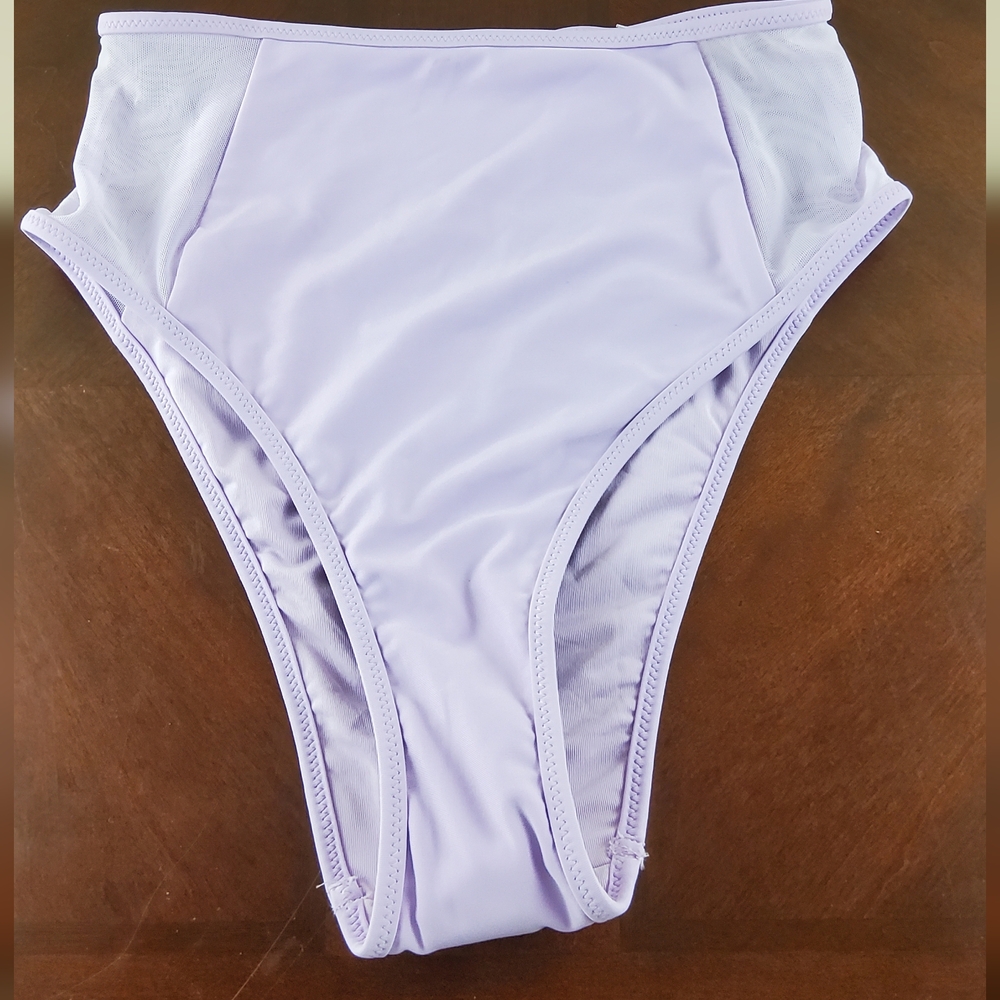 Aerie Lilac High Cheeky Bikini Bottom Size XS